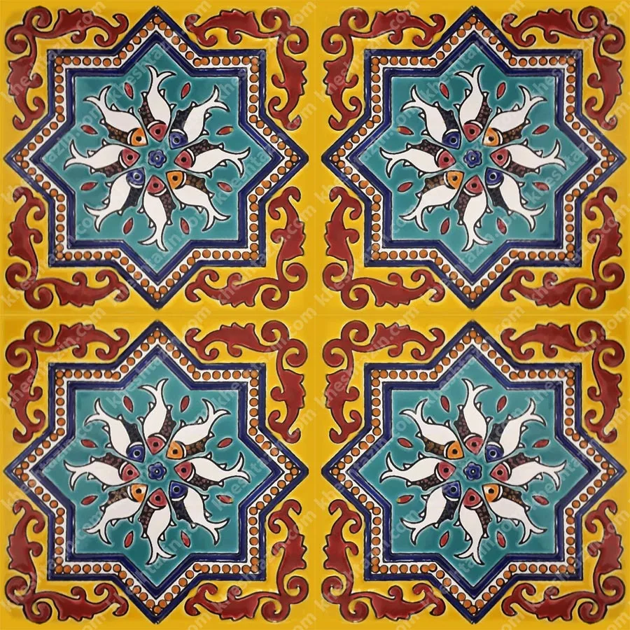 کاشی طرح ماهی - تصویر 2
