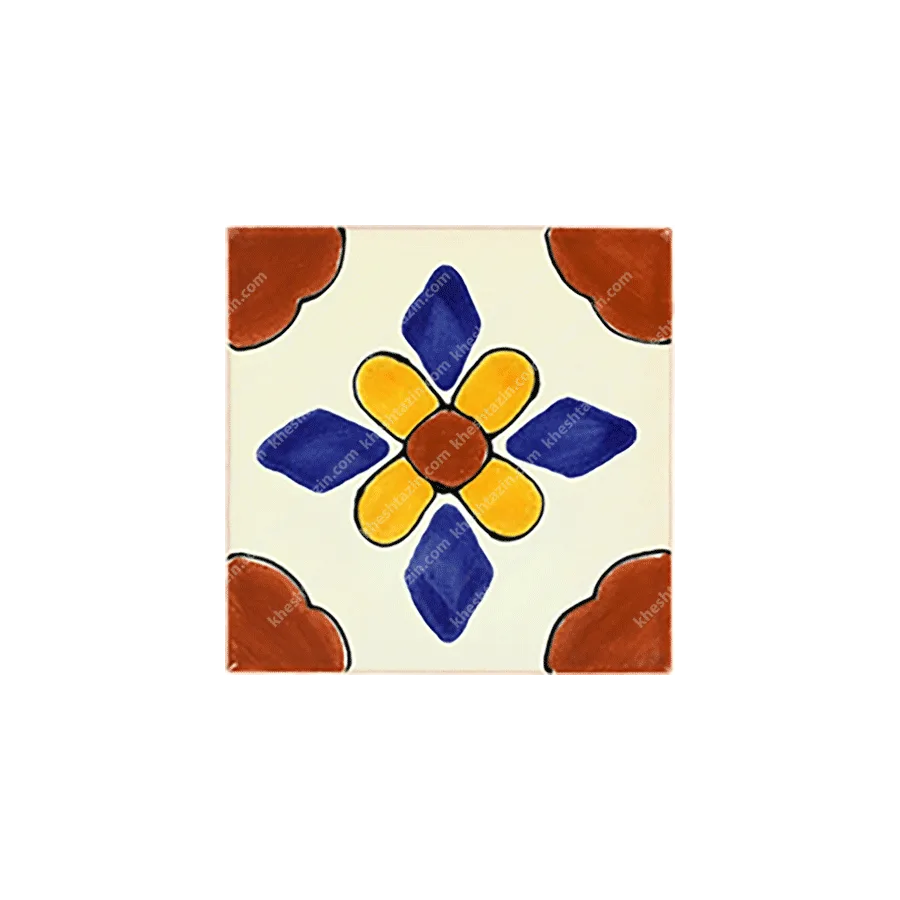 کاشی سنتی طرح مکزیکی کد: 1328