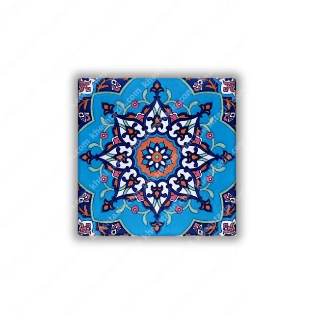 کاشی سرامیک طرح شمسه فیروزه‌ فام