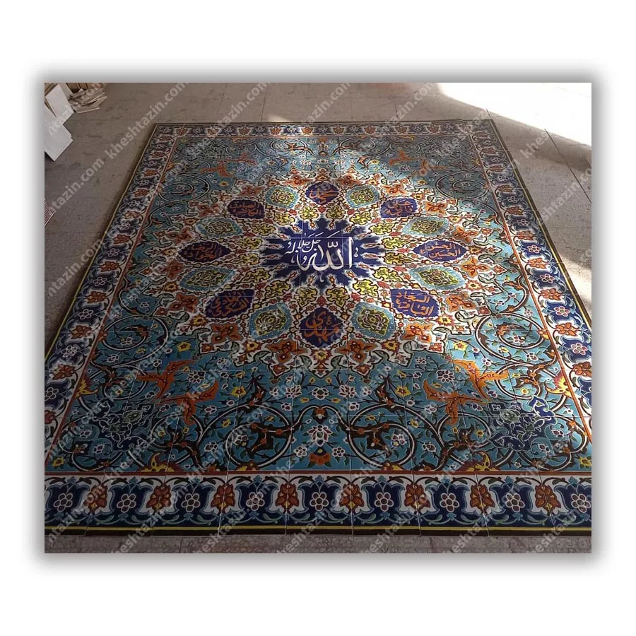 کاشی طرح شمسه