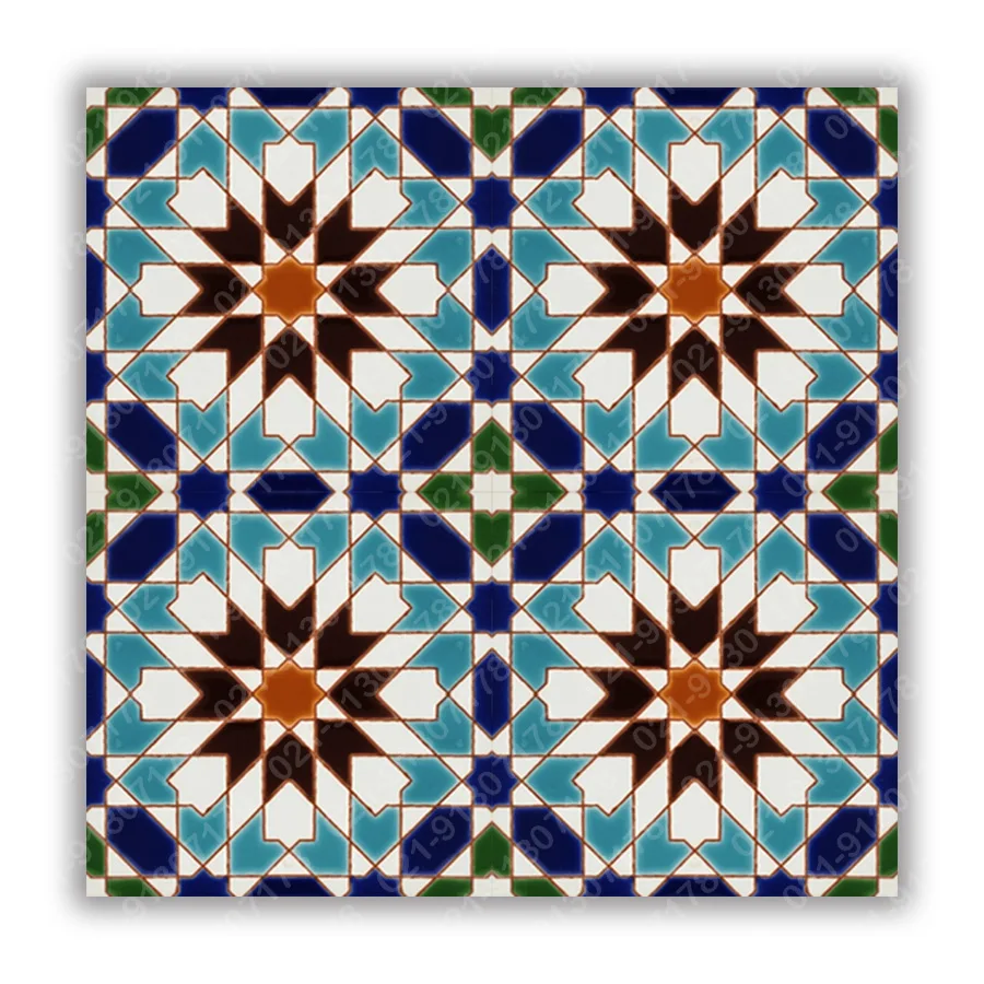 کاشی طرح هندسی مراکشی – سری اصالت (Authentic Geometry Series) - تصویر 2