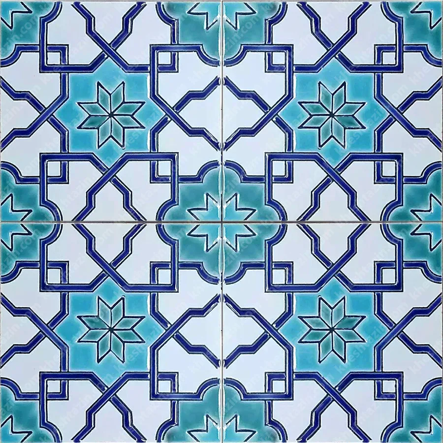 کاشی هفت رنگ دیواری کد: 1551 - تصویر 2