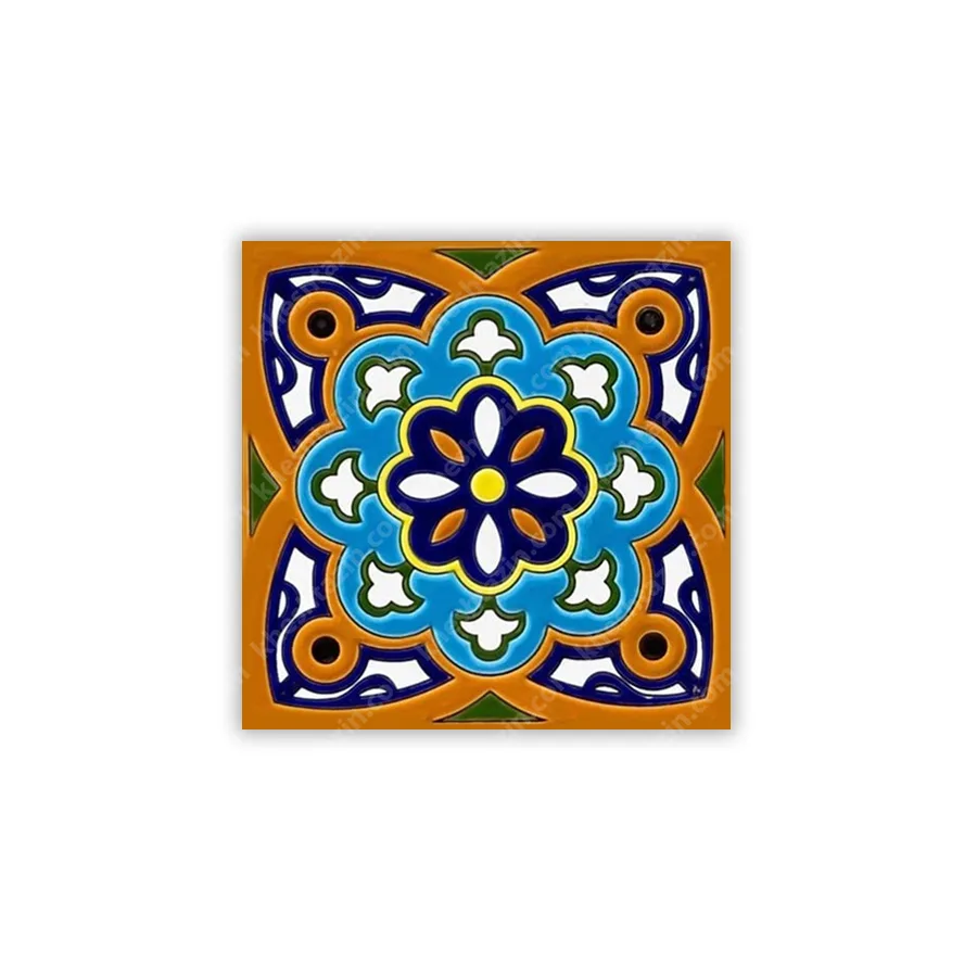 کاشی هفت رنگ دیواری کد: 1555
