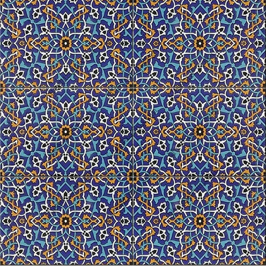 کاشی هفت رنگ طرح سنتی کد: TP-133 - تصویر 3