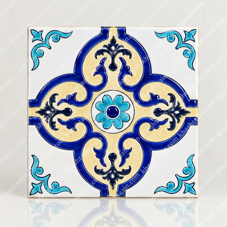کاشی هفت رنگ طرح نگار