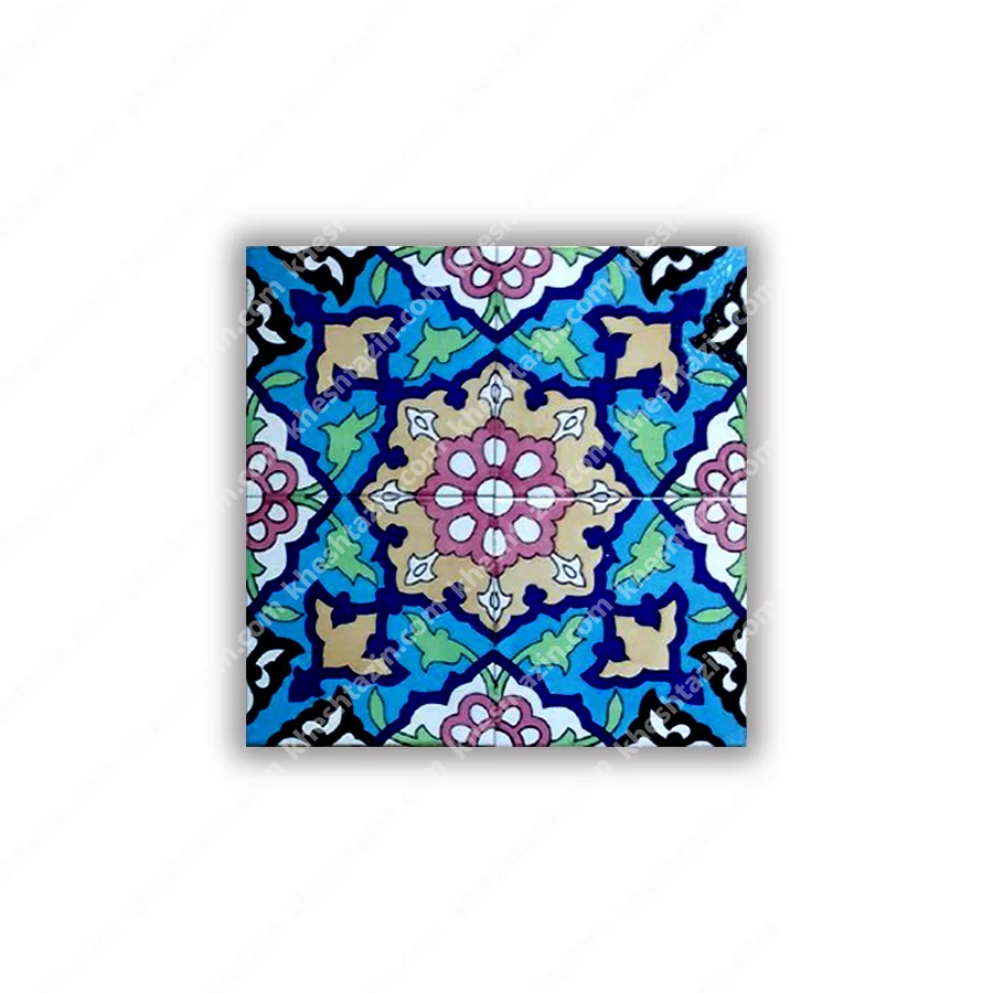 کاشی سرامیک طرح «شمسه فیروزه‌فام»