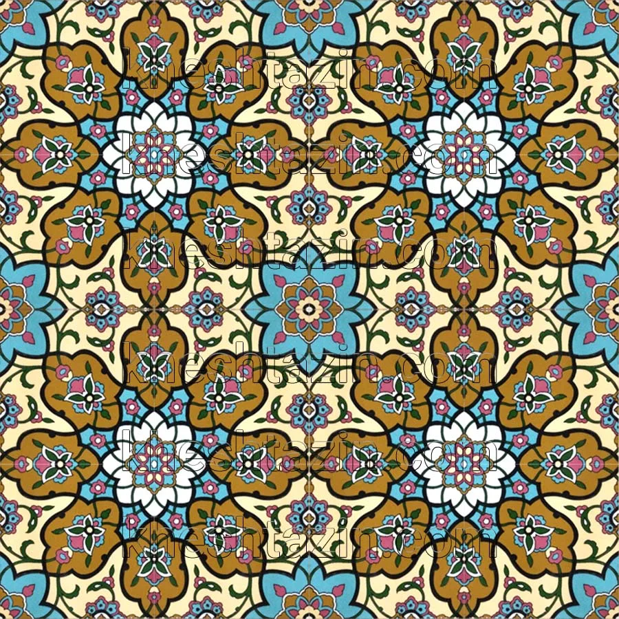 کاشی هفت رنگ دیواری کد: TP-108 - تصویر 4
