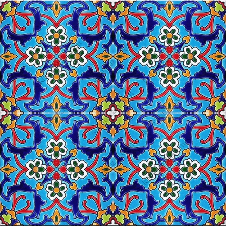 کاشی هفت رنگ طرح سنتی کد: 1143 - تصویر 2