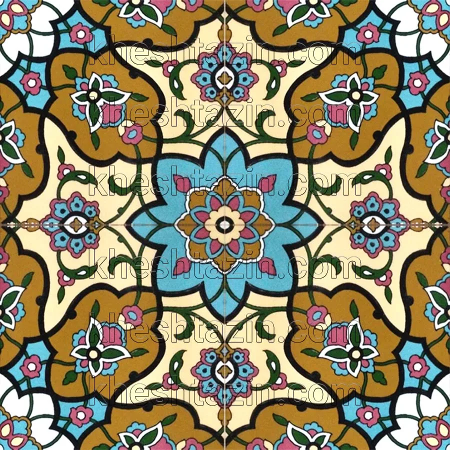کاشی هفت رنگ دیواری کد: TP-108 - تصویر 3