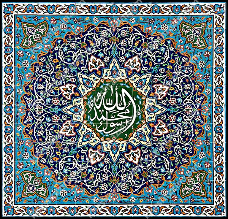 کاشی مساجد محمد رسول الله - تصویر 2