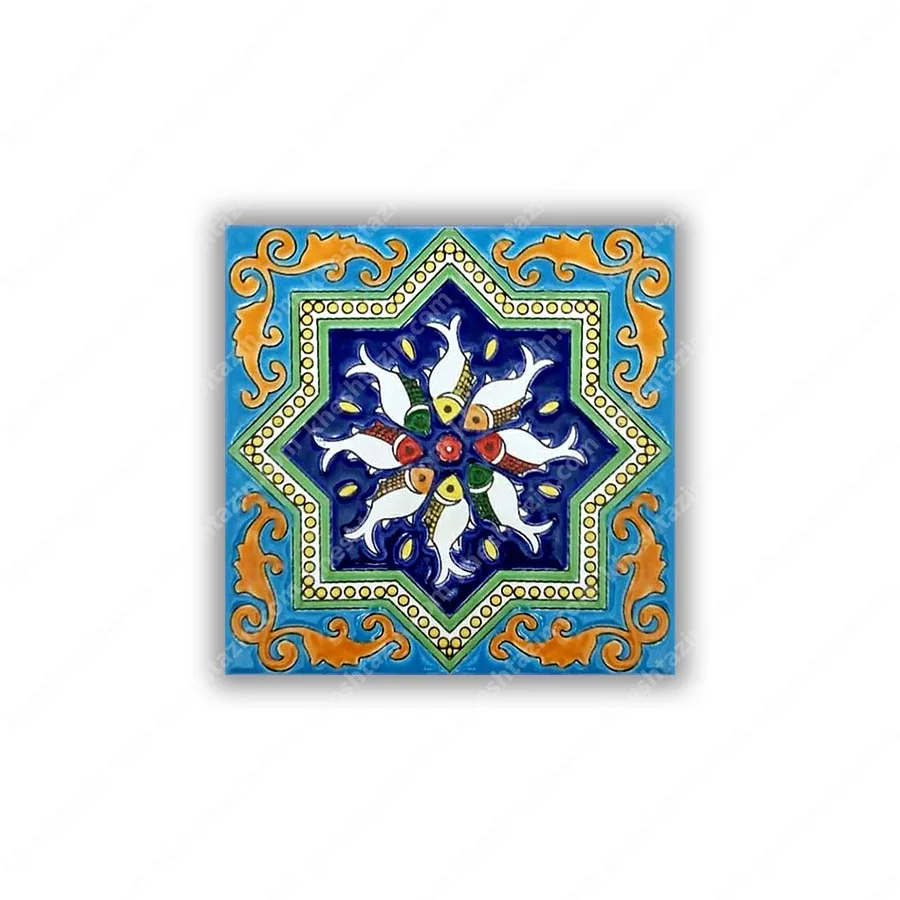 کاشی طرح ماهی