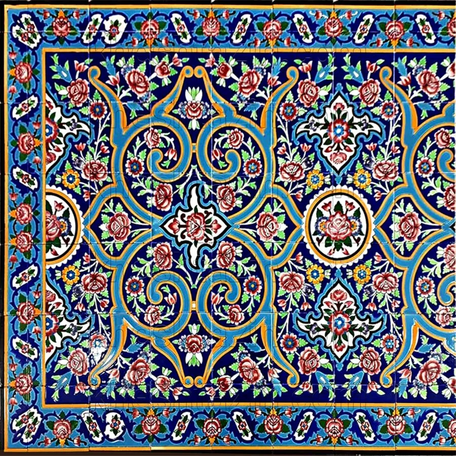 کاشی هفت رنگ  ازاره کد: ET-1 - تصویر 4