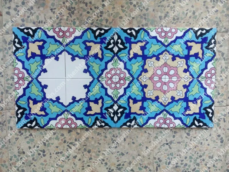 کاشی سرامیک طرح «شمسه فیروزه‌فام» - تصویر 2