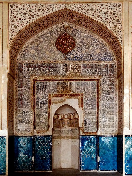 گچبری معرق مسجد جامع ساوه