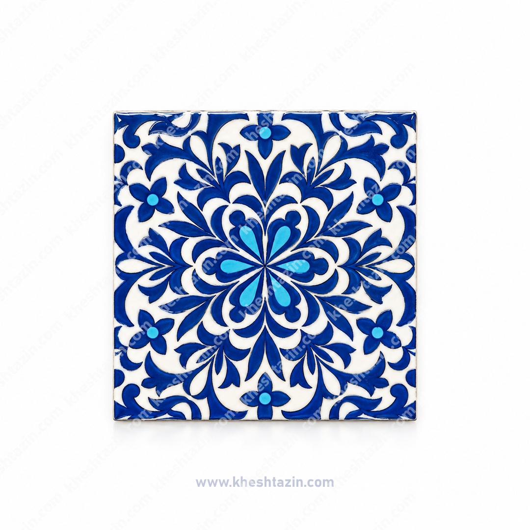 کاشی سرامیک هفت رنگ برگین لاجوردی