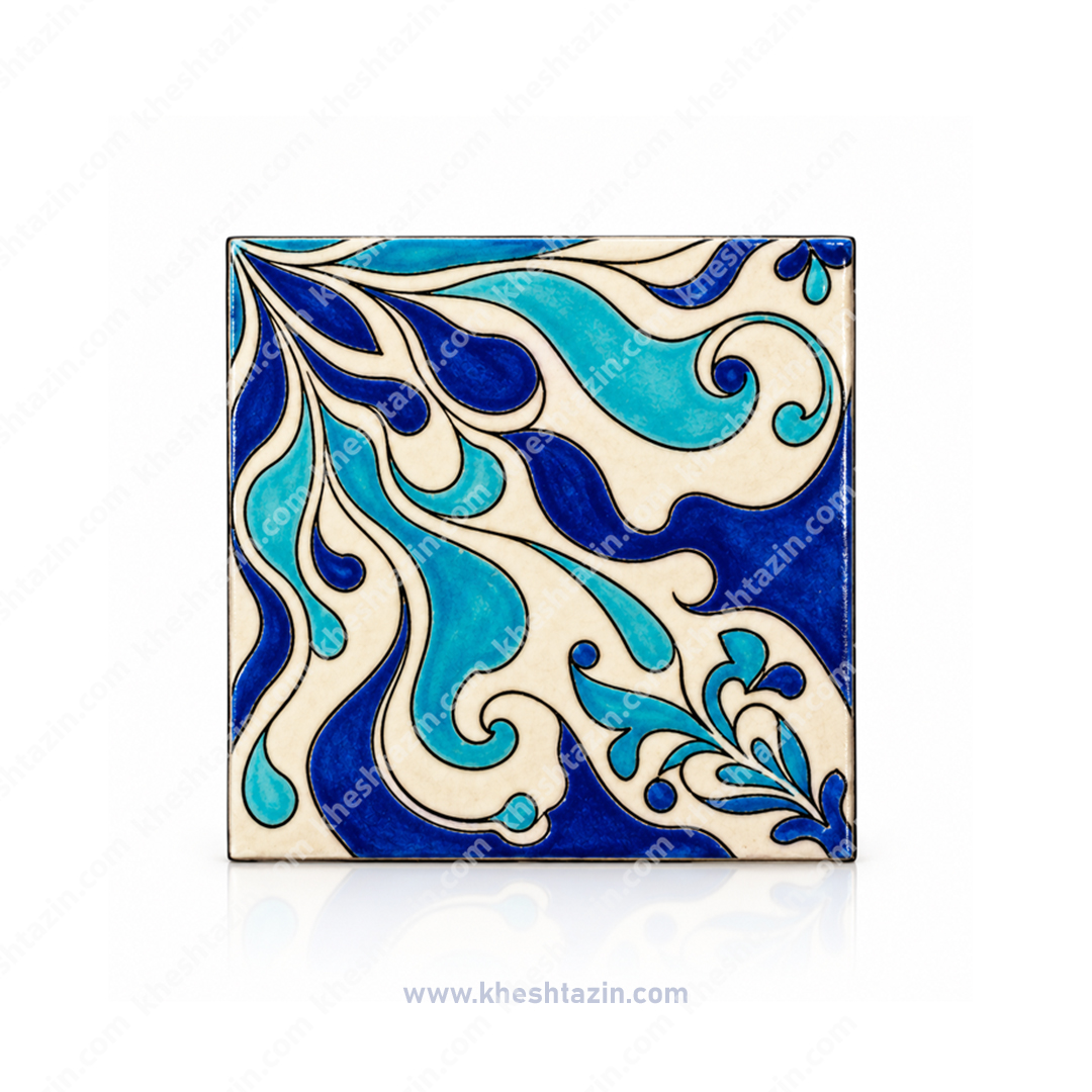 کاشی سرامیک هفت رنگ طرح جویبار آبی
