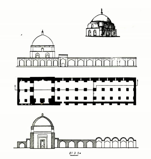 پلان مسجد جامع ارومیه